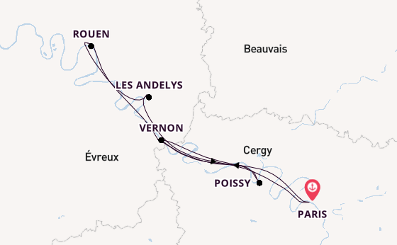 Seine ab Paris, Frankreich auf der VIVA BEYOND