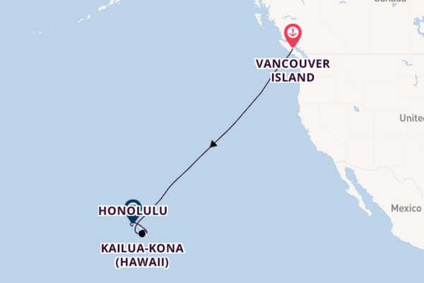 10 day voyage to Honolulu from Vancouver Island