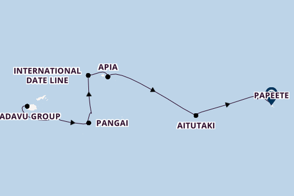 Polynesia from Lautoka, Fiji with the Seabourn Pursuit