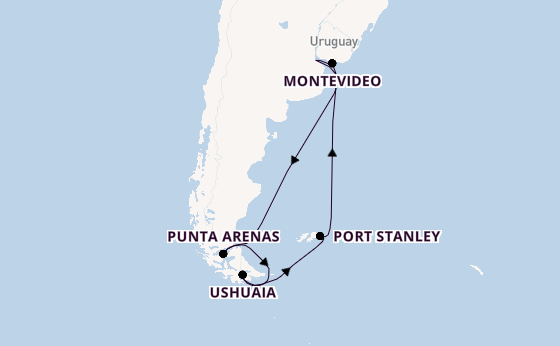 South America from Buenos Aires, Argentina with the Majestic Princess