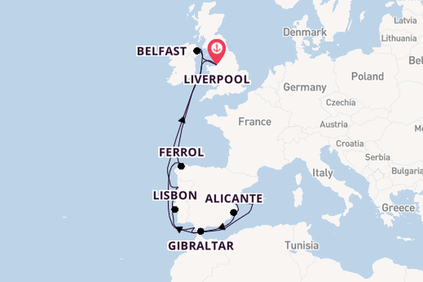 19 day journey from Liverpool