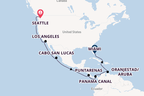 Seattle to the Panama Canal & Miami