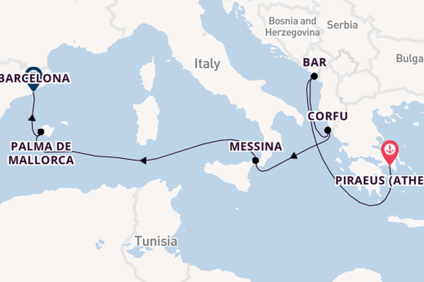  Athens Coast Retreat with Corfu, Sicily, Mallorca