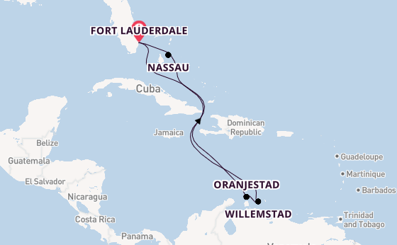 Caribbean vanaf Fort Lauderdale, Verenigde Staten met de Adventure of the Seas