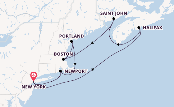 East Coast USA from New York, USA with the Norwegian Escape