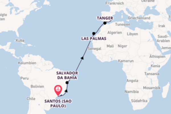 20 Tage Südamerika Kreuzfahrt