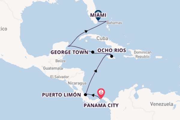 Western Caribbean from Panama City with the Norwegian Gem