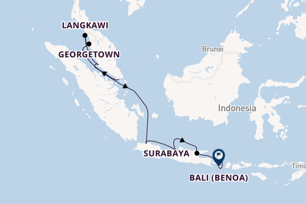 Zuidoost-Azië vanaf Singapore, Singapore met de Seven Seas Explorer