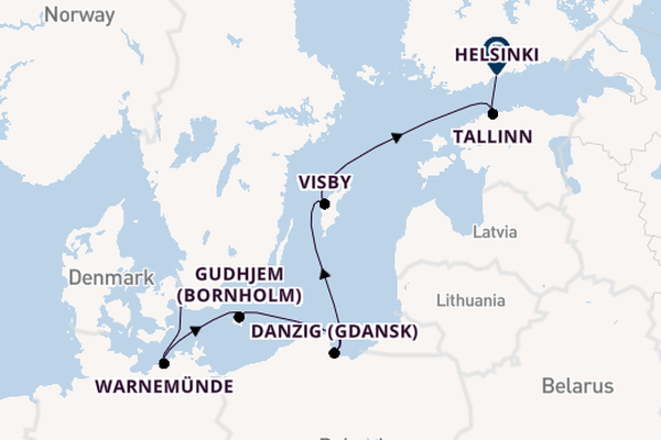 Luxury Baltic Treasure & Helsinki Stay