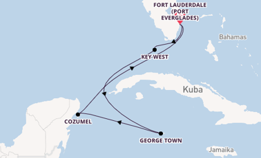 Westliche Karibik ab Fort Lauderdale (Port Everglades), USA auf der Celebrity Reflection