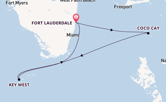 Caribbean vanaf Fort Lauderdale, Verenigde Staten met de Jewel of the Seas®