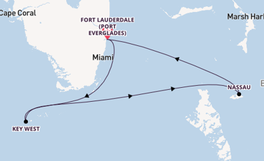Karibik ab Fort Lauderdale (Port Everglades), USA auf der Celebrity Reflection
