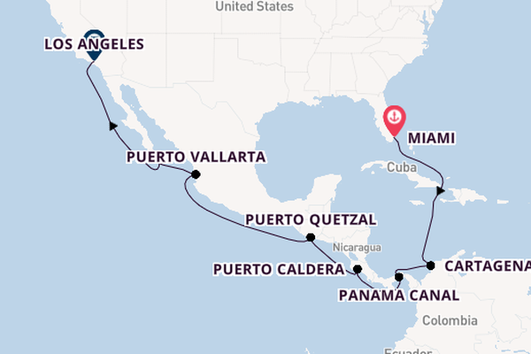 Central America from Miami, Florida with the Norwegian Encore