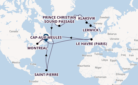 Transatlantic from Copenhagen, Denmark with the Seabourn Quest