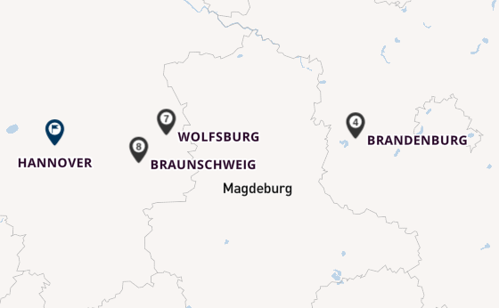 Elbe ab Berlin, Deutschland auf der VIVA RUBY