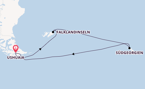 Südamerika ab Ushuaia, Argentinien auf der HANSEATIC inspiration
