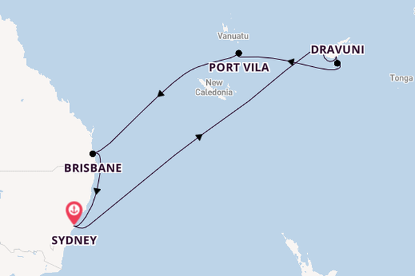 Luxury Fiji & South Pacific with Sydney Stay