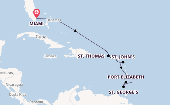 Caribbean vanaf Miami, Verenigde Staten met de Azamara Journey