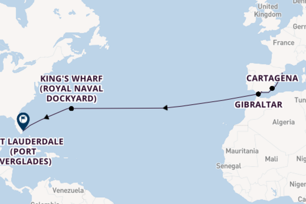 Transatlantic & Repositioning from Barcelona, Spain with the Oosterdam