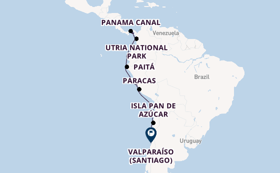 South America from Colón, Panama with the HANSEATIC inspiration
