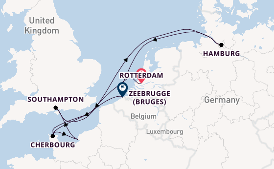 British Isles from Rotterdam, The Netherlands with the MSC Preziosa