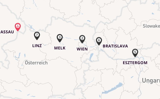 Donau ab Passau auf der VIVA TWO