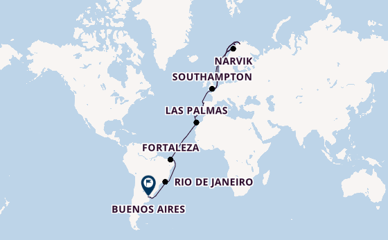 Transatlantic from Southampton, England with the Majestic Princess