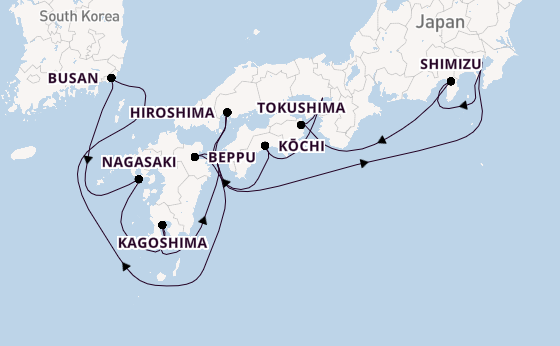 Japan from Tokyo, Japan with the Seven Seas Explorer
