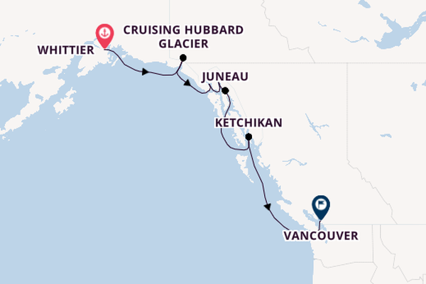 Alaska & West Canada from Whittier, Alaska with the Nieuw Amsterdam
