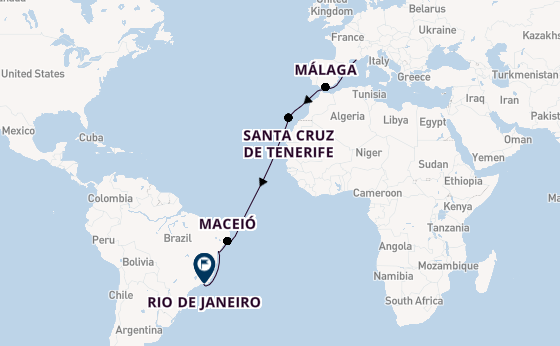 Transatlantic from Marseille, France with the MSC Virtuosa
