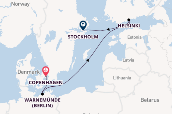 11 day cruise with the Seven Seas Navigator to Stockholm