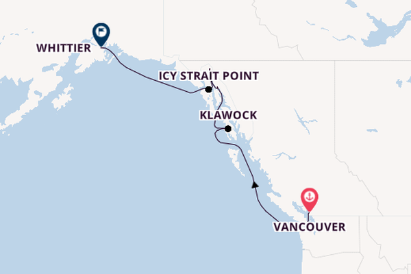 Alaska from Vancouver, British Columbia with the Seven Seas Explorer