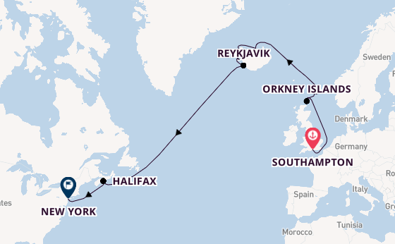 Transatlantic from Southampton, England with the Regal Princess