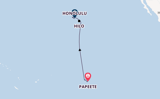 French Polynesia from Papeete, Tahiti, French Polynesia with the Norwegian Spirit 
