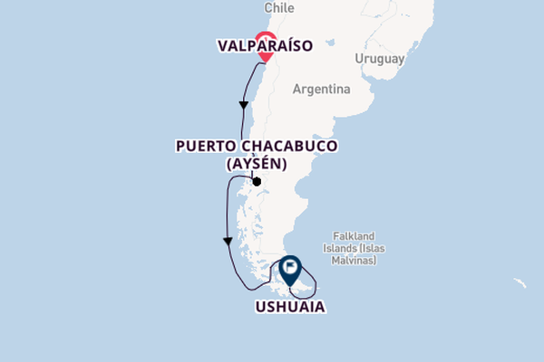 Zuid-Amerika vanaf Valparaíso, Chili met de Azamara Quest