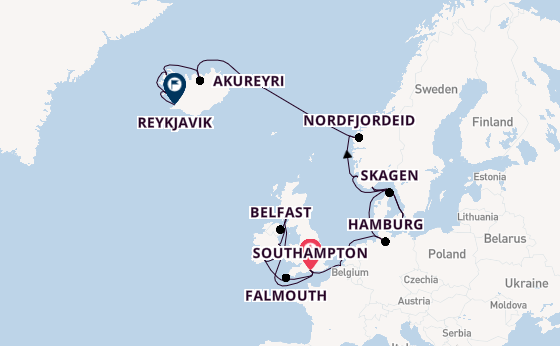 British Isles from Southampton, England with the Regal Princess