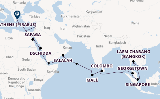 Zuidoost-Azië vanaf Vung tau met de VASCO DA GAMA