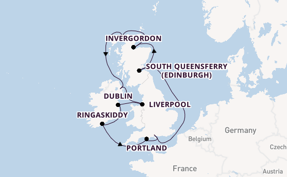 United Kingdom from Southampton, England with the Norwegian Sky