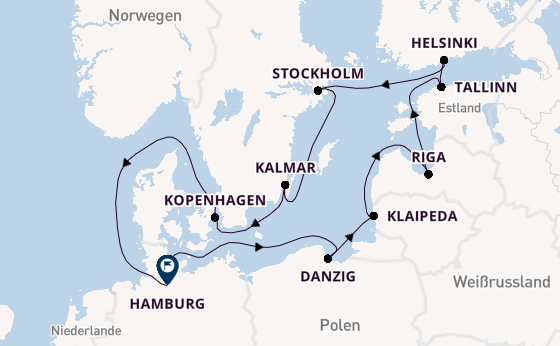 Europa ab Kiel, Deutschland auf der EUROPA 2
