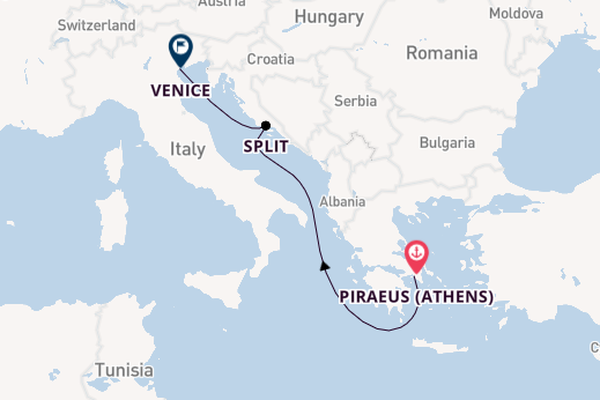 Mediterranean from Athens with the MSC Sinfonia