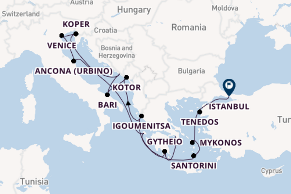 Voyage with Regent Seven Seas Cruises from Athens (Piraeus)