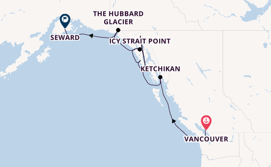 Alaska ab Vancouver, Kanada auf der Anthem of the Seas