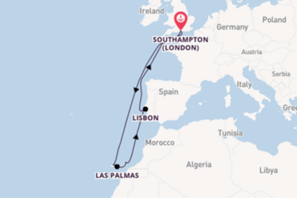 13 day expedition on board the Sky Princess  from Southampton (London)