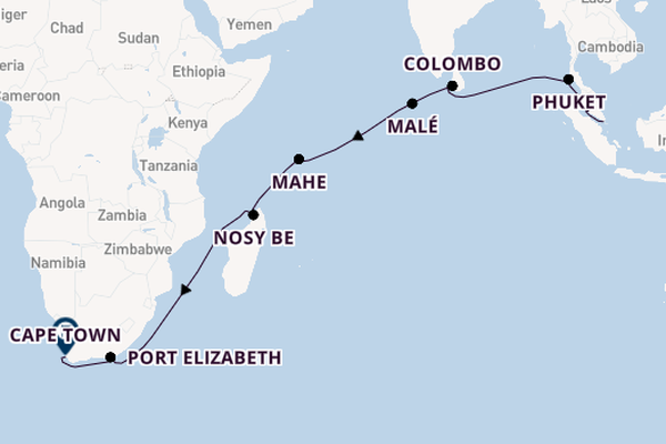 South East Asia from Singapore, Singapore with the Seven Seas Explorer