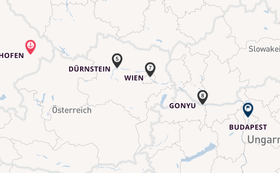 Donau ab Vilshofen, Deutschland auf der Celebrity Seeker
