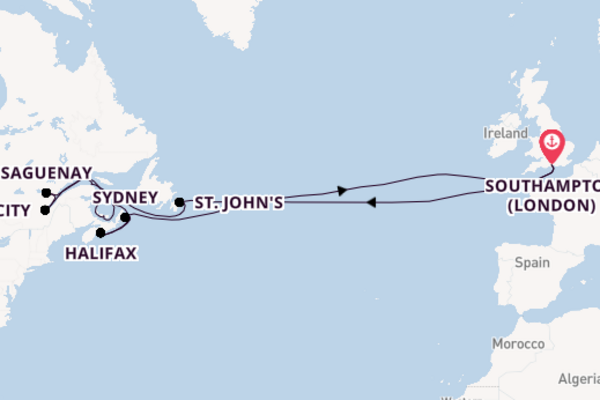 Transatlantic & Repositioning From Southampton with the Arcadia