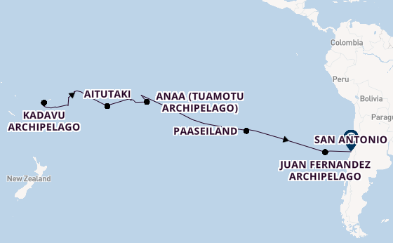 Polynesië vanaf Lautoka, Fiji met de Seabourn Pursuit