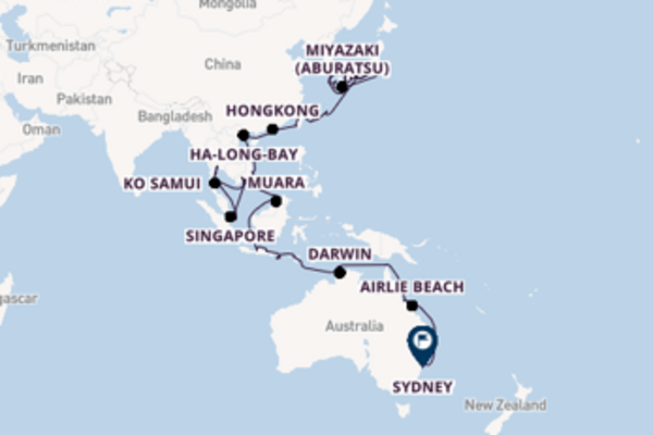 Ga mee op de Seven Seas Explorer naar Sydney