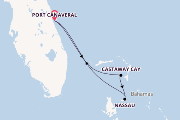 Caribbean vanaf Port Canaveral, United States met de Disney Fantasy