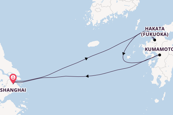 China from Shanghai, China with the Spectrum of the Seas